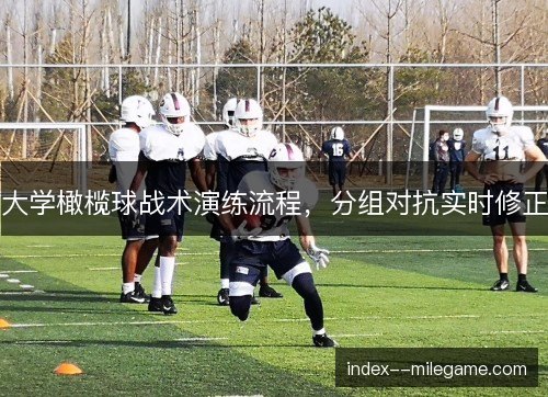 大学橄榄球战术演练流程,分组对抗实时修正 大学橄榄球战术演练流程,分组对抗实时修正